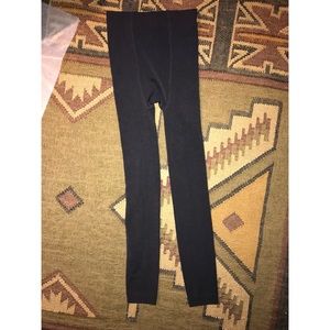 Gray fleece lined leggings